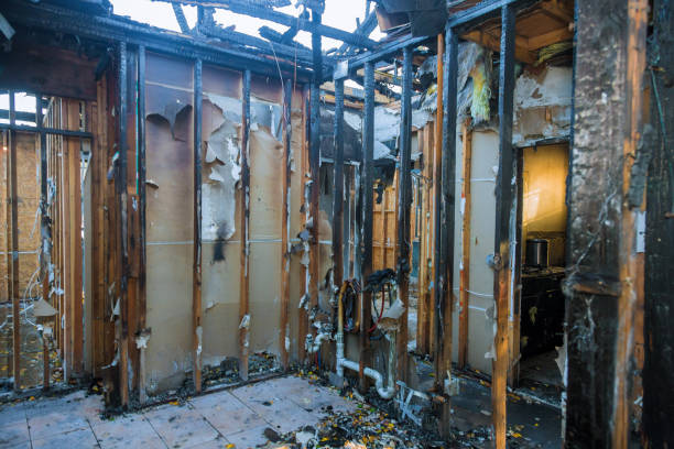 Professional Fire Damage Assessment technician working in Laurel, FL